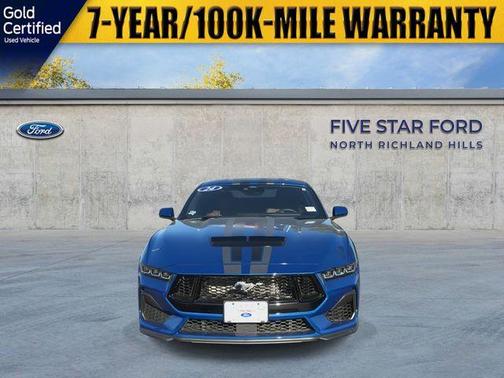 Atlas Blue Metallic 2024 Ford Mustang GT Premium