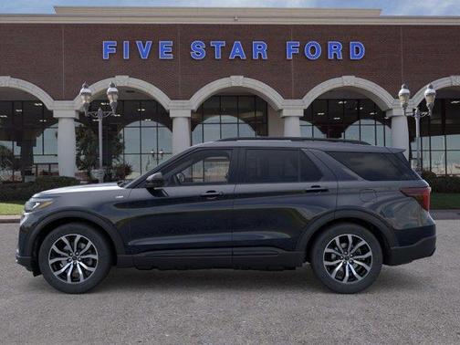 Agate Black Metallic 2026 Ford Explorer ST-Line