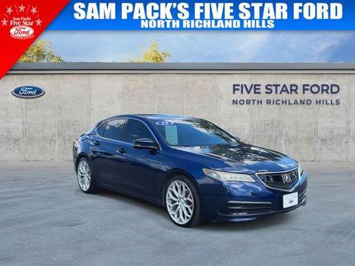 Fathom Blue Pearl 2015 Acura TLX V6 Tech
