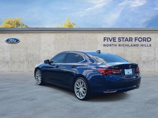 Fathom Blue Pearl 2015 Acura TLX V6 Tech