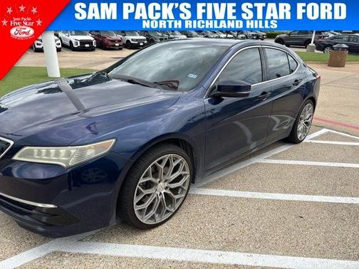 Fathom Blue Pearl 2015 Acura TLX V6 Tech