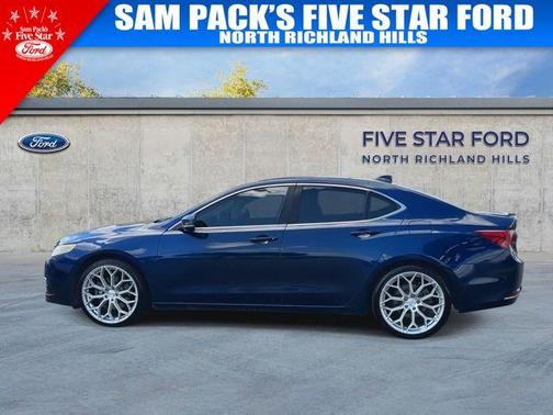 Fathom Blue Pearl 2015 Acura TLX V6 Tech