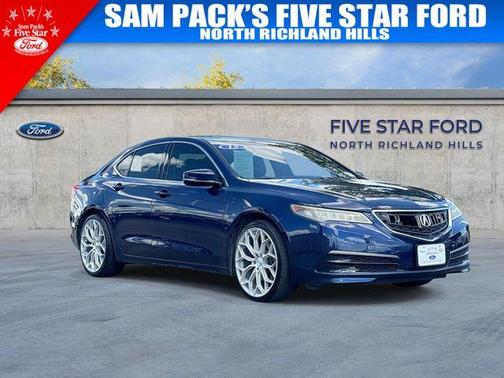 Fathom Blue Pearl 2015 Acura TLX V6 Tech