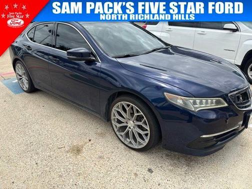 Fathom Blue Pearl 2015 Acura TLX V6 Tech