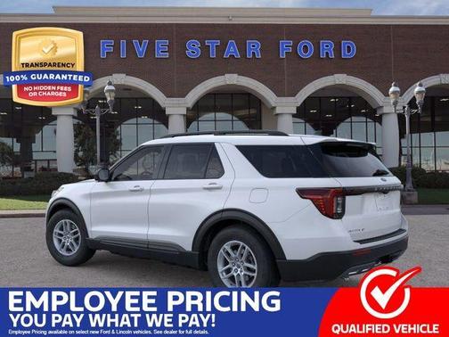 Space White Metallic 2026 Ford Explorer Active