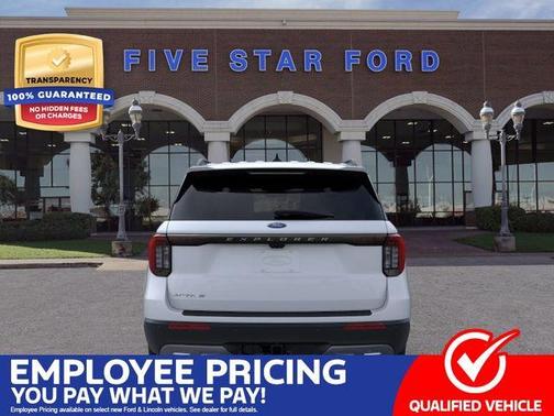 Space White Metallic 2026 Ford Explorer Active
