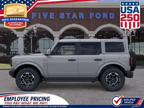 Avalanche Gray 2026 Ford Bronco Outer Banks