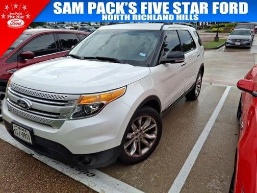 White Platinum Tri-Coat Metallic 2013 Ford Explorer XLT
