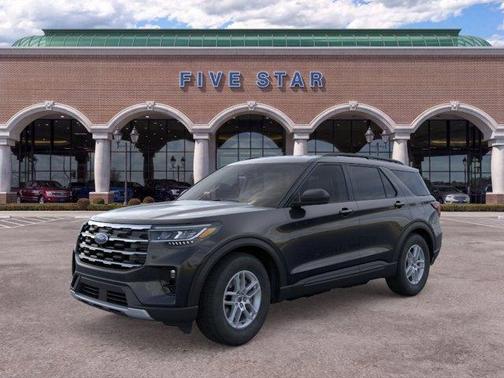 Agate Black Metallic 2026 Ford Explorer Active