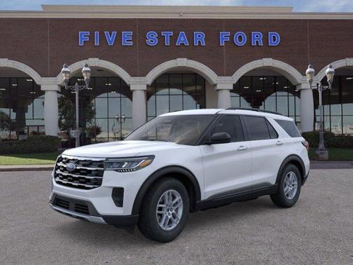 Space White Metallic 2026 Ford Explorer Active