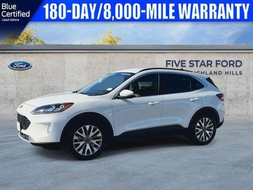 White Metallic 2020 Ford Escape Titanium