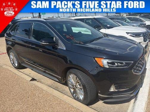 Agate Black Metallic 2022 Ford Edge Titanium