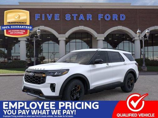 White Metallic 2026 Ford Explorer Tremor