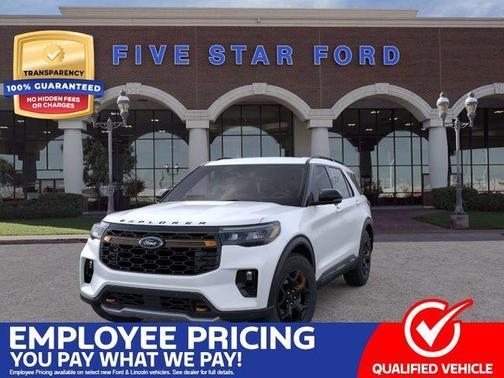 White Metallic 2026 Ford Explorer Tremor