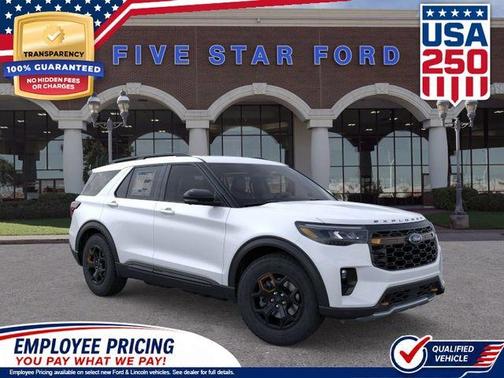 White Metallic 2026 Ford Explorer Tremor