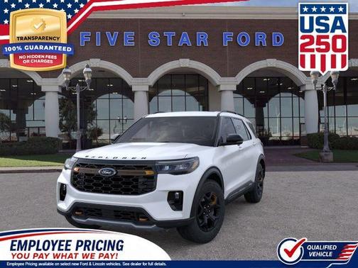 White Metallic 2026 Ford Explorer Tremor