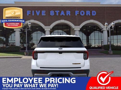 White Metallic 2026 Ford Explorer Tremor