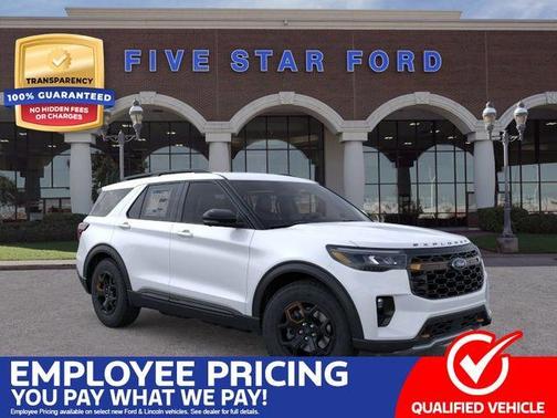 White Metallic 2026 Ford Explorer Tremor
