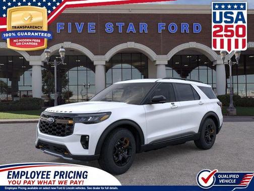 White Metallic 2026 Ford Explorer Tremor