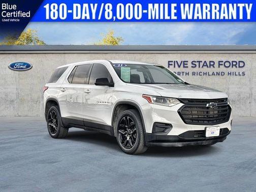 Summit White 2021 Chevrolet Traverse LS