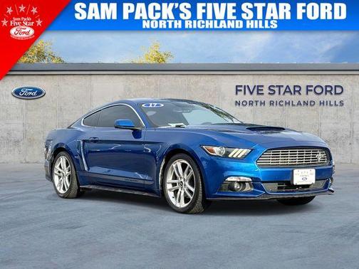 Lightning Blue Metallic 2017 Ford Mustang EcoBoost Premium