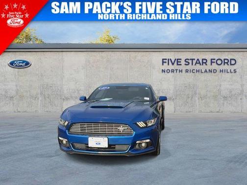 Lightning Blue Metallic 2017 Ford Mustang EcoBoost Premium