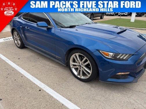 Lightning Blue Metallic 2017 Ford Mustang EcoBoost Premium