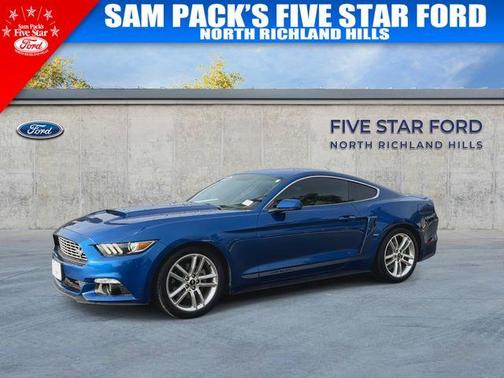 Lightning Blue Metallic 2017 Ford Mustang EcoBoost Premium