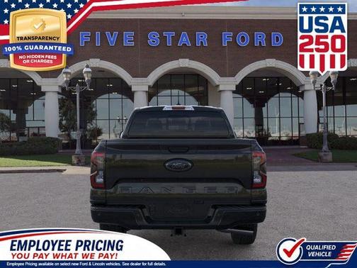 Shadow Black 2026 Ford Ranger Lariat