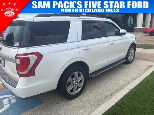 White Platinum Clearcoat Metallic 2019 Ford Expedition XLT