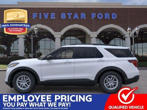 Space White Metallic 2026 Ford Explorer Active