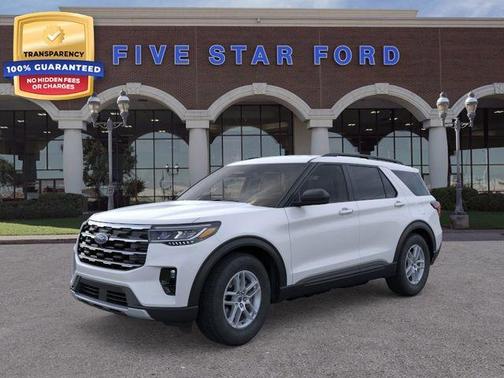 Space White Metallic 2026 Ford Explorer Active
