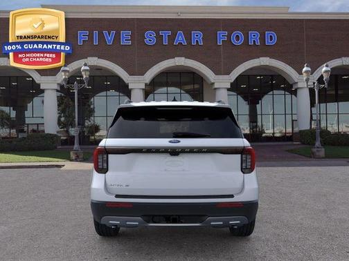 Space White Metallic 2026 Ford Explorer Active
