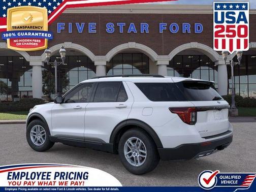 Space White Metallic 2026 Ford Explorer Active
