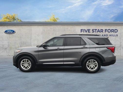 Carbonized Gray Metallic 2025 Ford Explorer Active