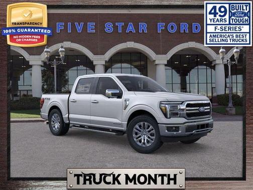 Silver Metallic 2025 Ford F-150 Lariat Truck