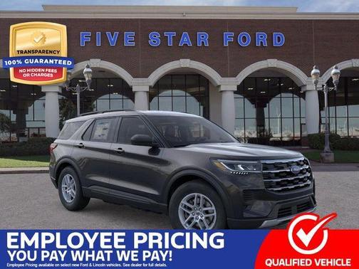 Agate Black Metallic 2026 Ford Explorer Active