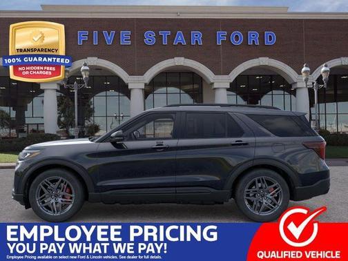 Agate Black Metallic 2026 Ford Explorer ST