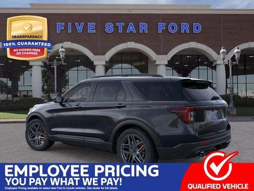 Agate Black Metallic 2026 Ford Explorer ST