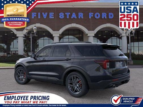 Agate Black Metallic 2026 Ford Explorer ST