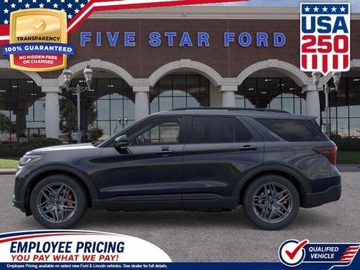 Agate Black Metallic 2026 Ford Explorer ST