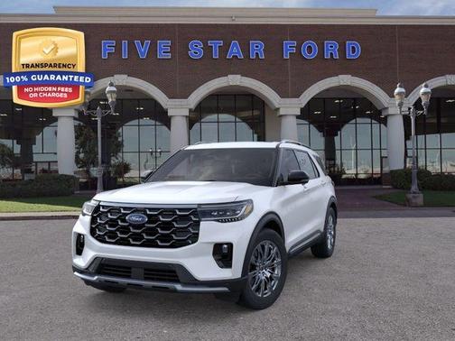 Star White 2026 Ford Explorer Platinum