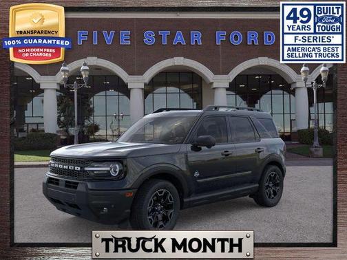 Shadow Black 2025 Ford Bronco Sport Outer Banks SUV