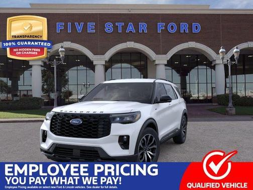 Star White 2026 Ford Explorer ST-Line