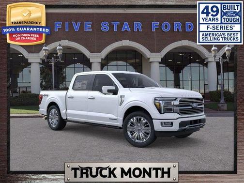 White Metallic 2025 Ford F-150 Platinum Truck