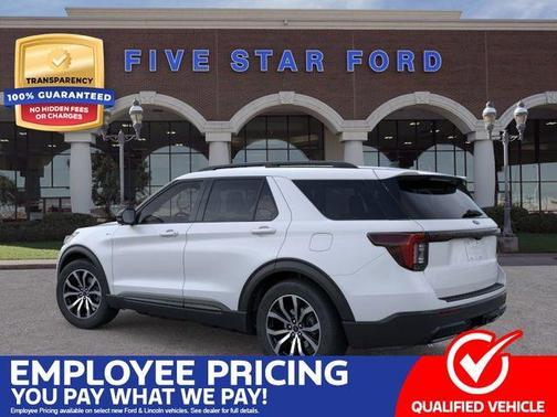 Space White Metallic 2026 Ford Explorer ST-Line