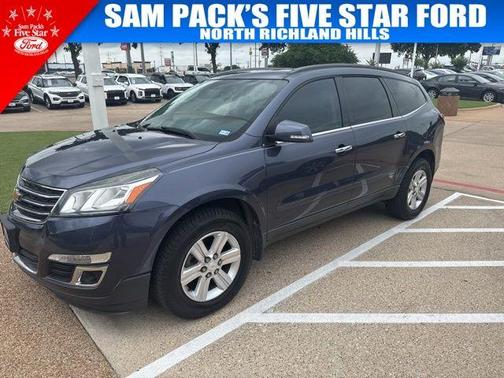Atlantis Blue Metallic 2014 Chevrolet Traverse 1LT