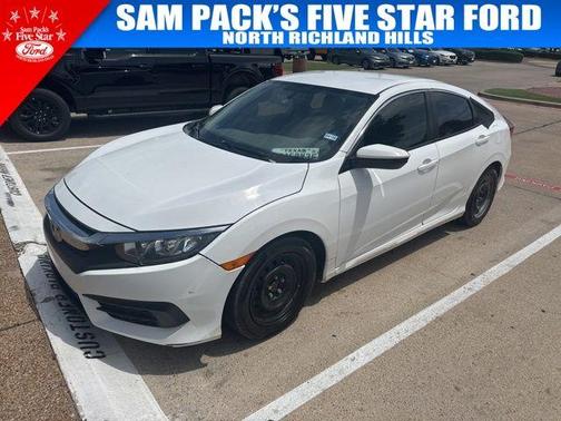 Taffeta White 2018 Honda Civic LX