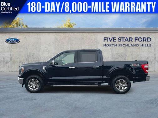 Blue Metallic 2021 Ford F-150 Lariat