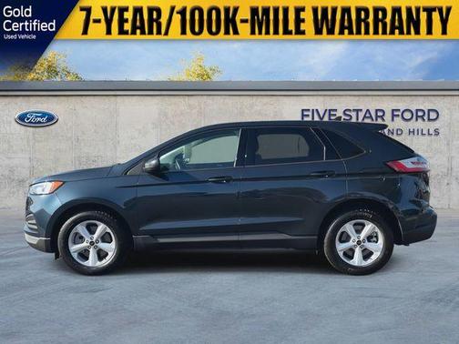 Stone Blue Metallic 2024 Ford Edge SE